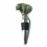 Pewter Bear Bottle Stopper