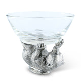 Pewter Bear Sauce Bowl