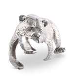 Pewter Sleeping Bear Napkin Ring