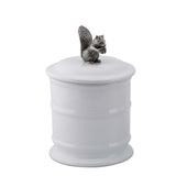 Squirrel Stoneware Canister