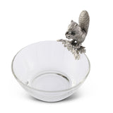 Squirrel Glass Nut Bowl