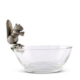 Squirrel Glass Nut Bowl