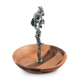 Squirrel Wood Candy / Nut Dish