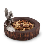 Standing Squirrel Nut Bowl & Scoop